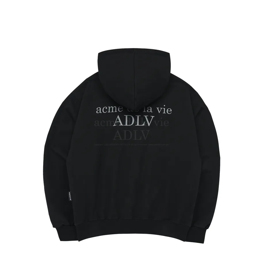 Acme De Lavie | Áo Hoodie Fuzzy Rabbit Đen