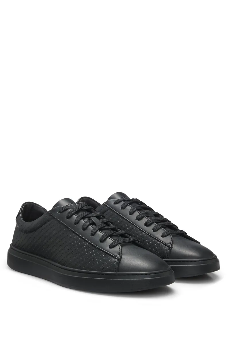 BOSS | Giày tennis với họa tiết monogram Double B