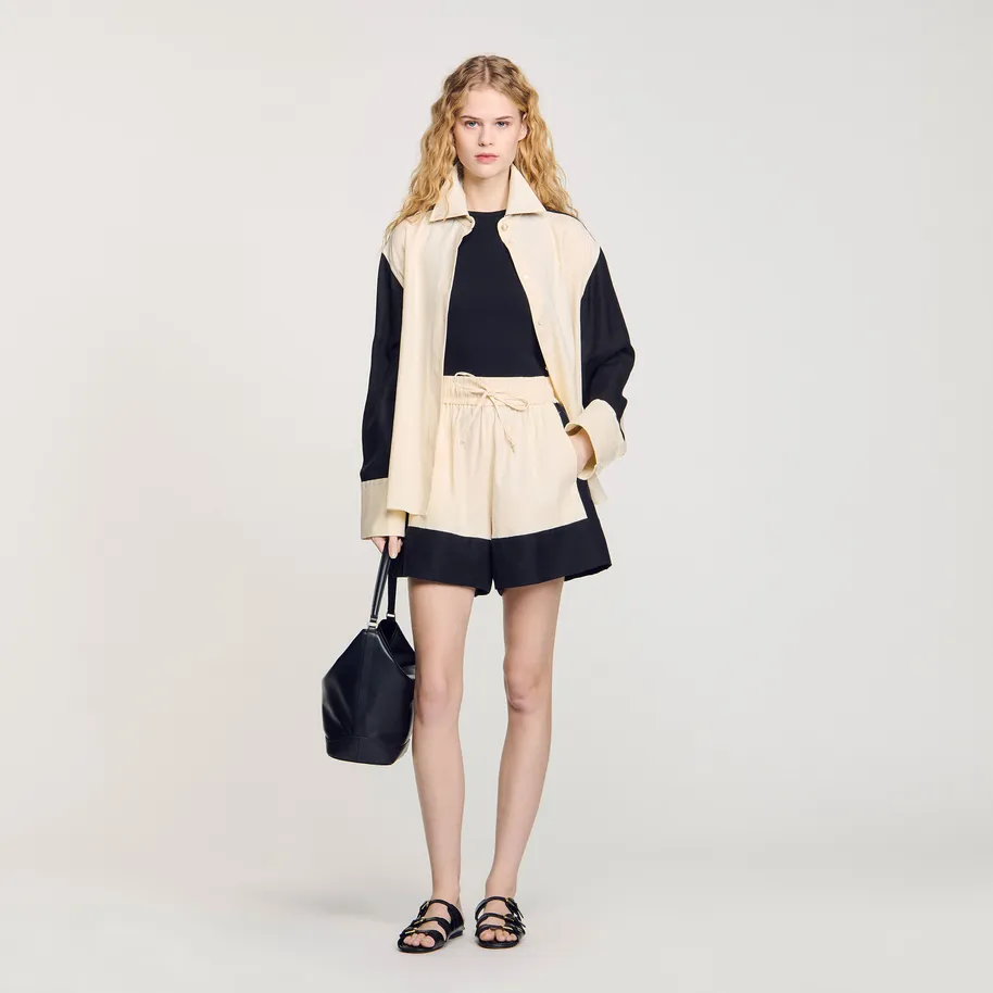 Quần short hai màu