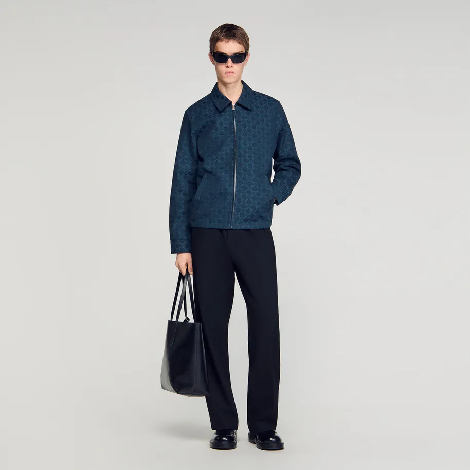 Áo khoác denim Square Cross