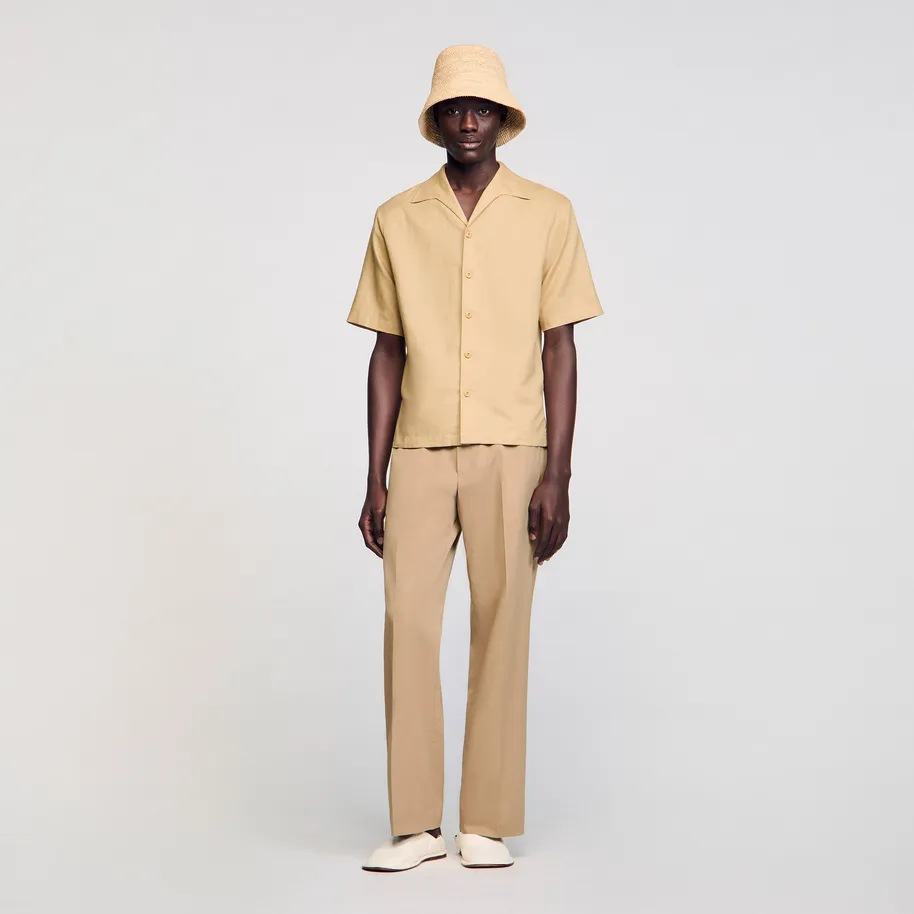 Áo sơ mi cotton và linen