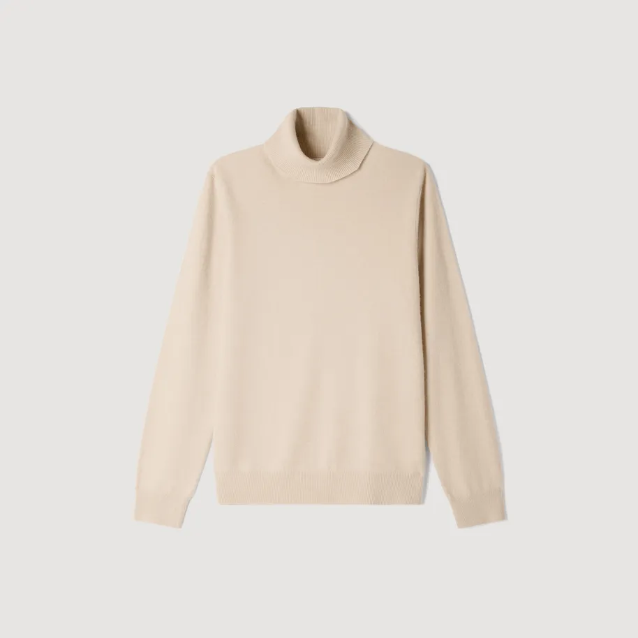 Áo len cổ cao cashmere
