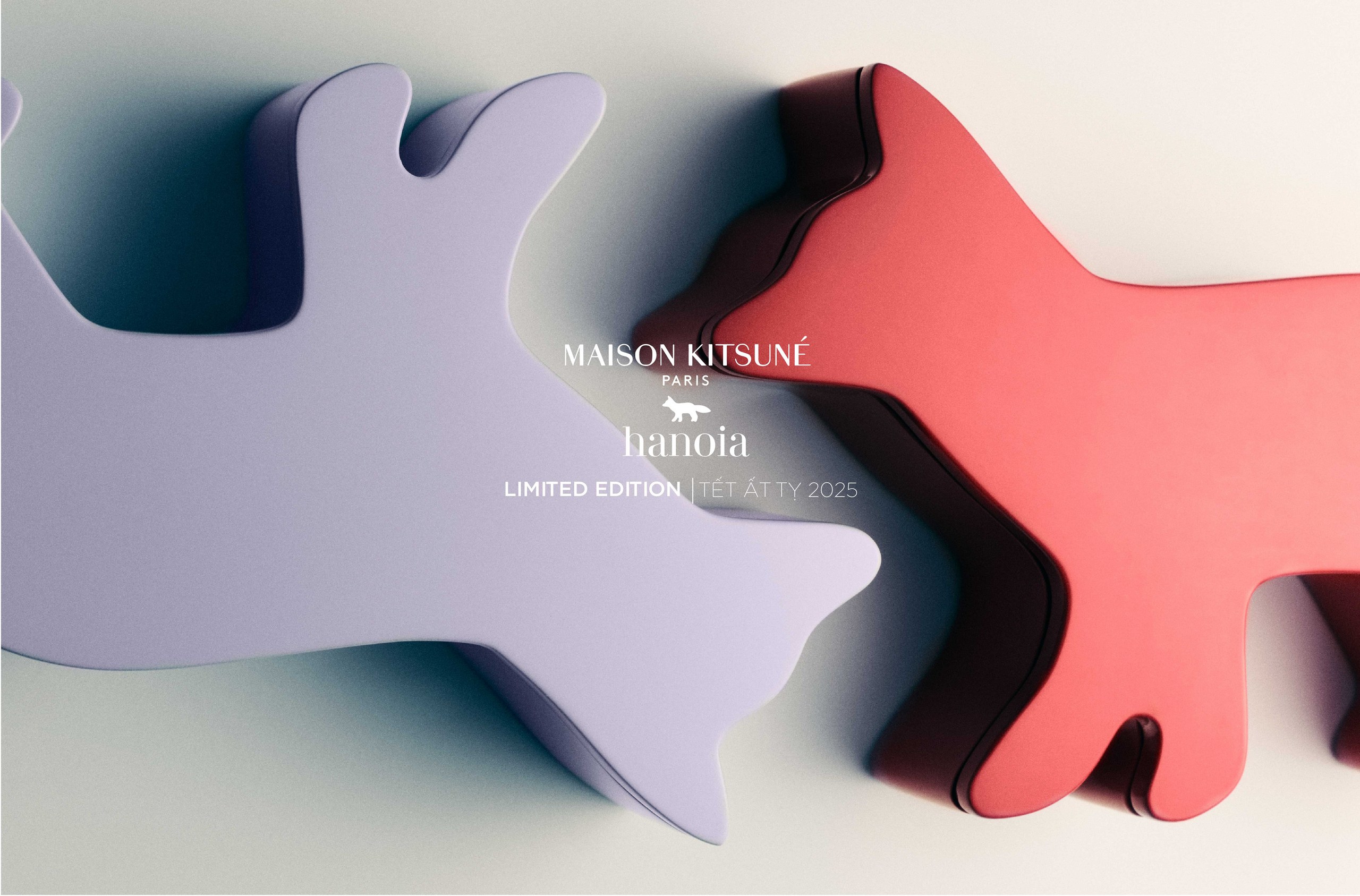 ★Maison Kitsune x HANOIA★旧暦 CHAIN NECKLACE (人気) メゾン キツネ X HANOIA LUNAR YEAR チェーン ネックレス
